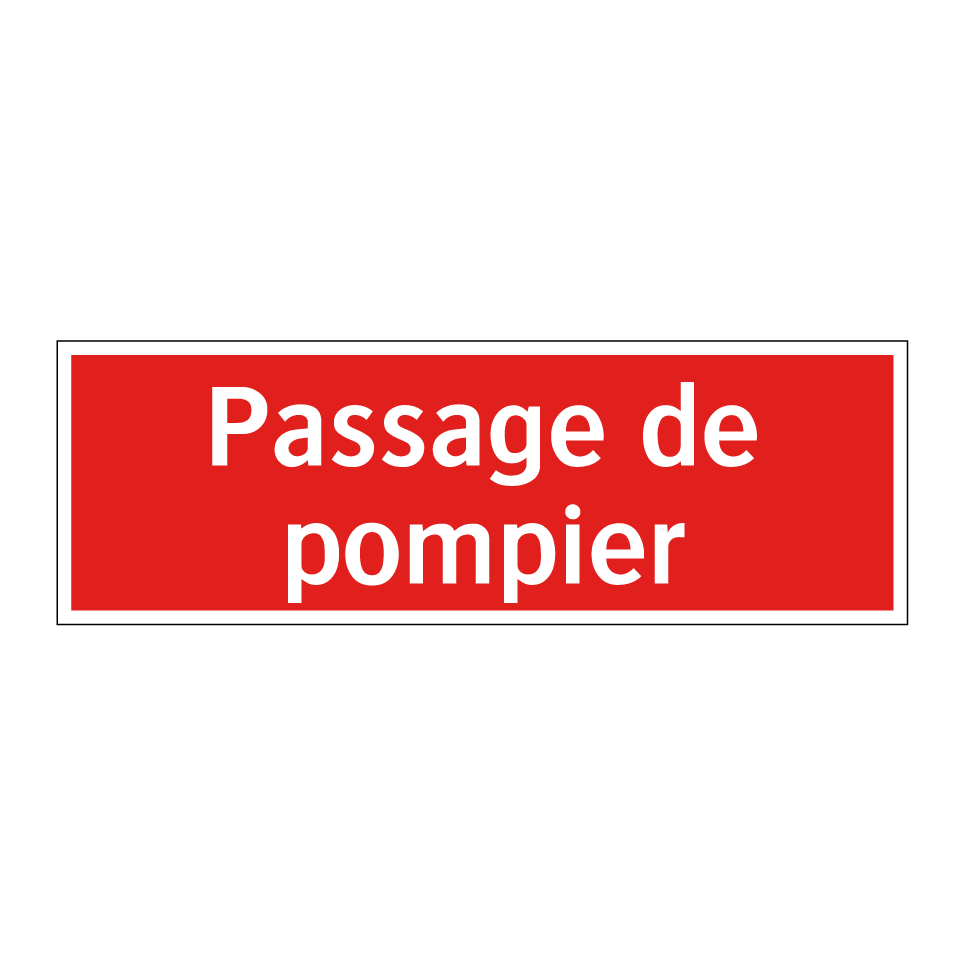Passage de pompier