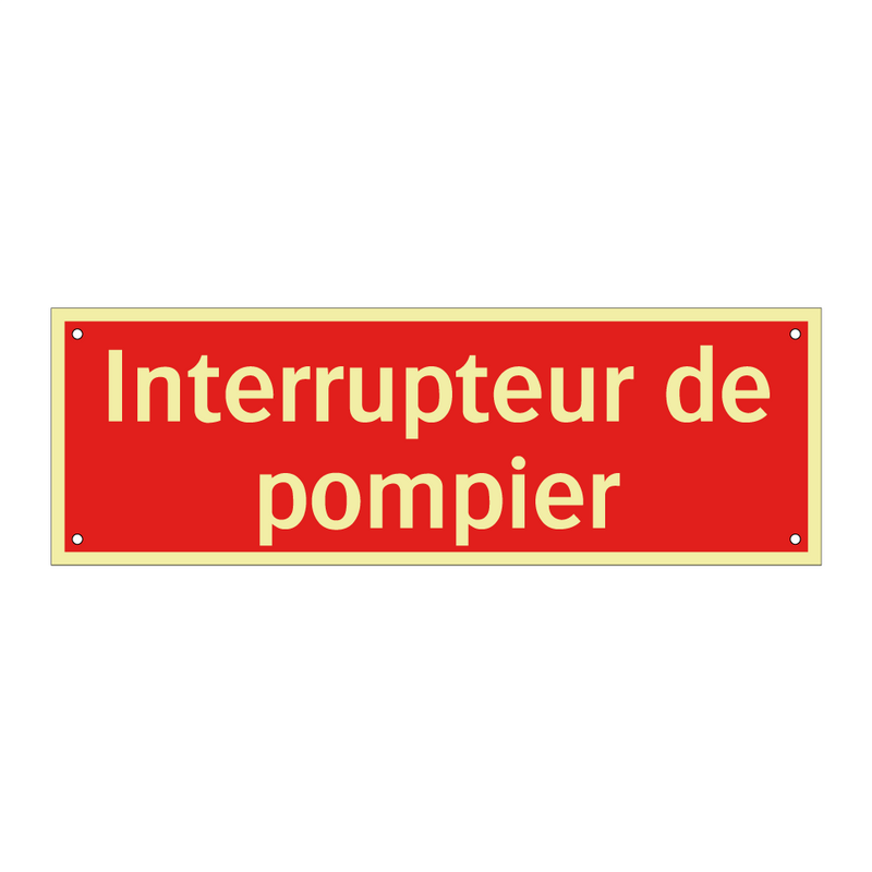 Interrupteur de pompier