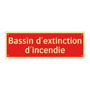 Bassin d'extinction d'incendie