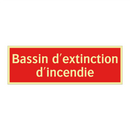 Bassin d'extinction d'incendie
