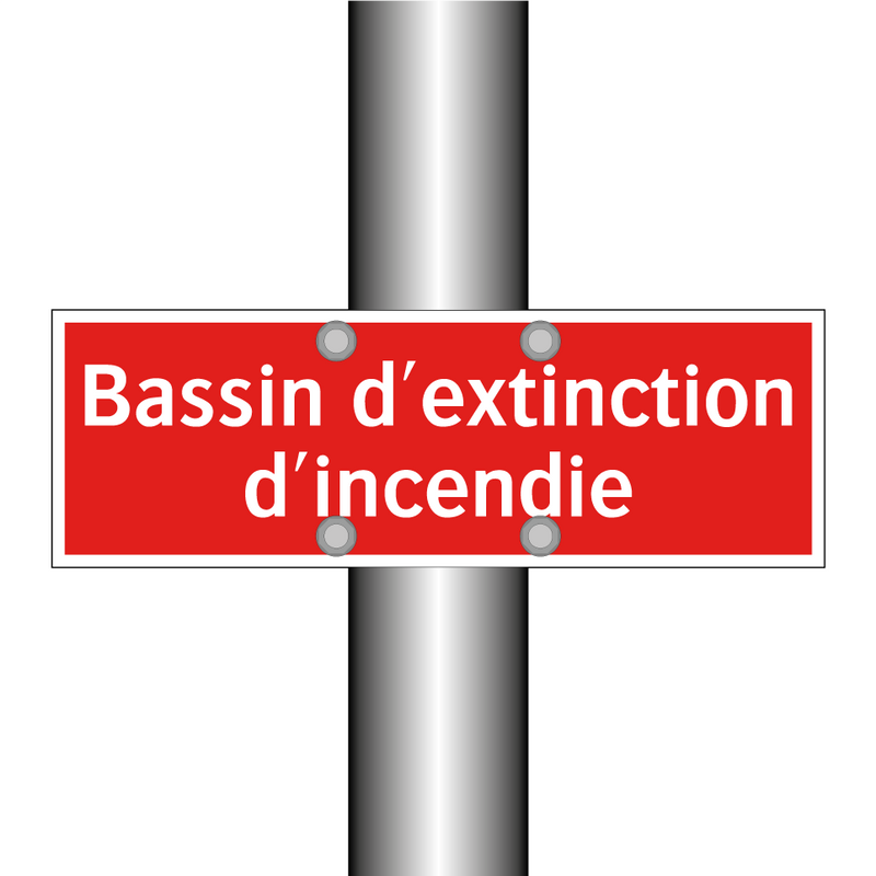 Bassin d'extinction d'incendie