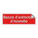 Bassin d'extinction d'incendie