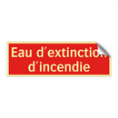 Eau d'extinction d'incendie
