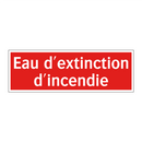Eau d'extinction d'incendie