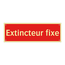 Extincteur fixe