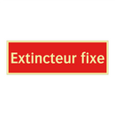 Extincteur fixe