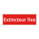 Extincteur fixe