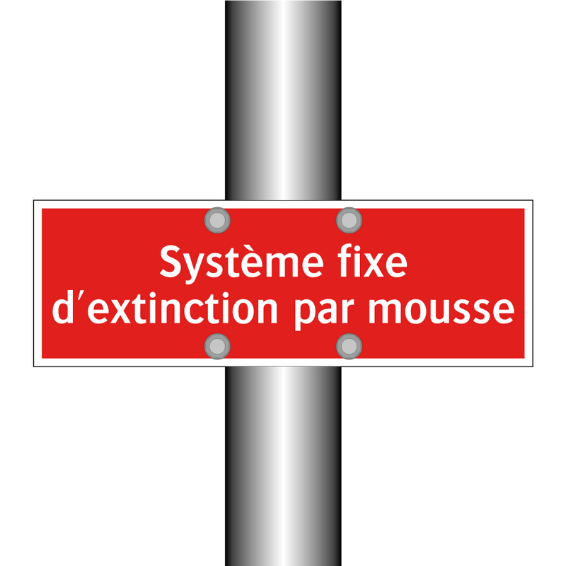 Système fixe d'extinction par mousse