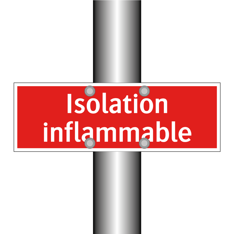 Isolation inflammable