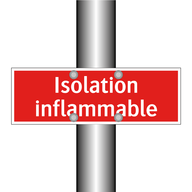 Isolation inflammable