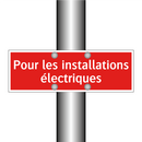 Pour les installations électriques