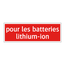 pour les batteries lithium-ion