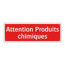 Attention Produits chimiques