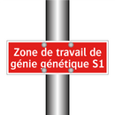 Zone de travail de génie génétique S1