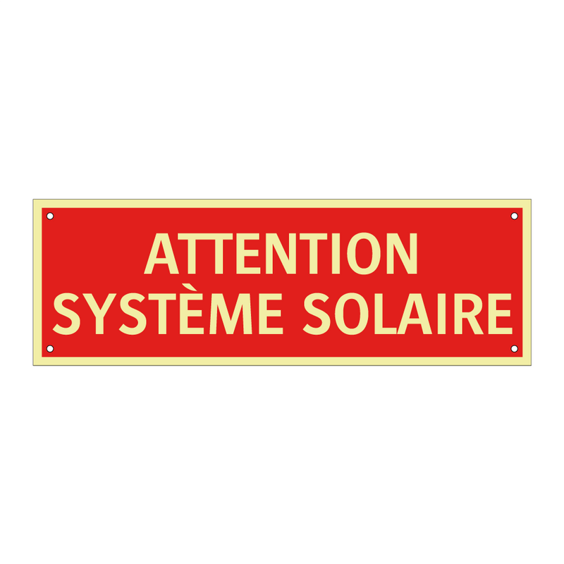 ATTENTION SYSTÈME SOLAIRE