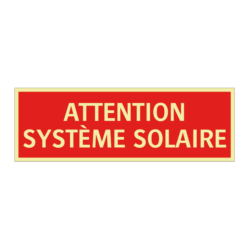 ATTENTION SYSTÈME SOLAIRE