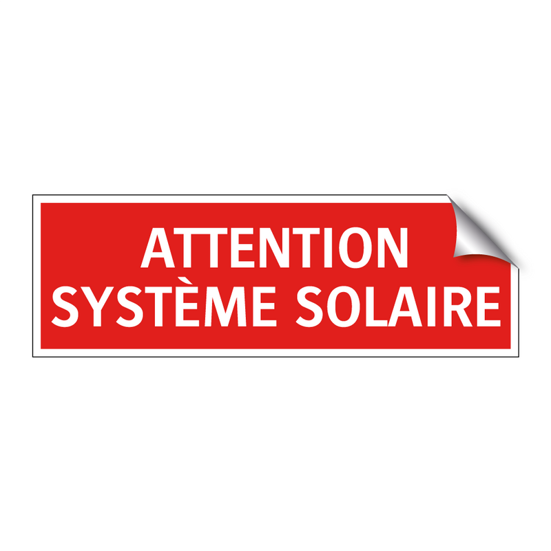 ATTENTION SYSTÈME SOLAIRE