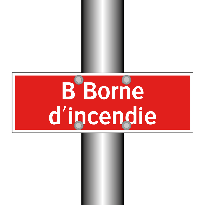 B Borne d'incendie
