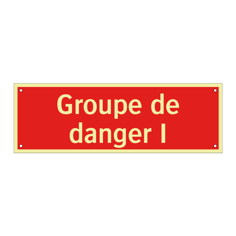 Groupe de danger I