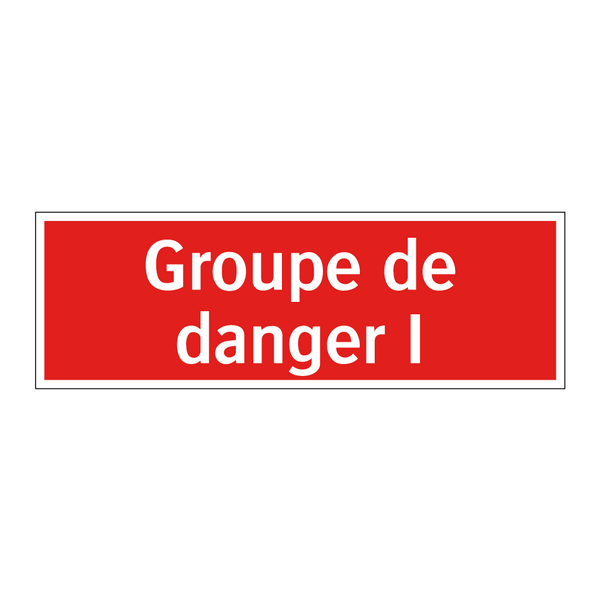 Groupe de danger I