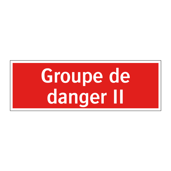 Groupe de danger II