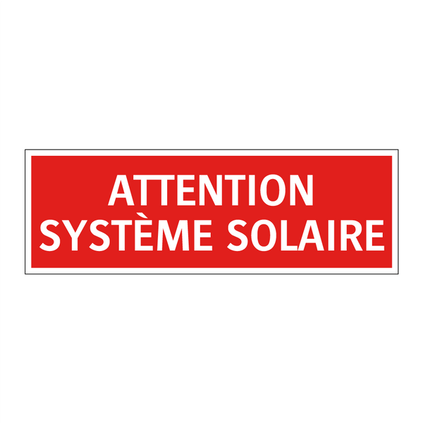 ATTENTION SYSTÈME SOLAIRE