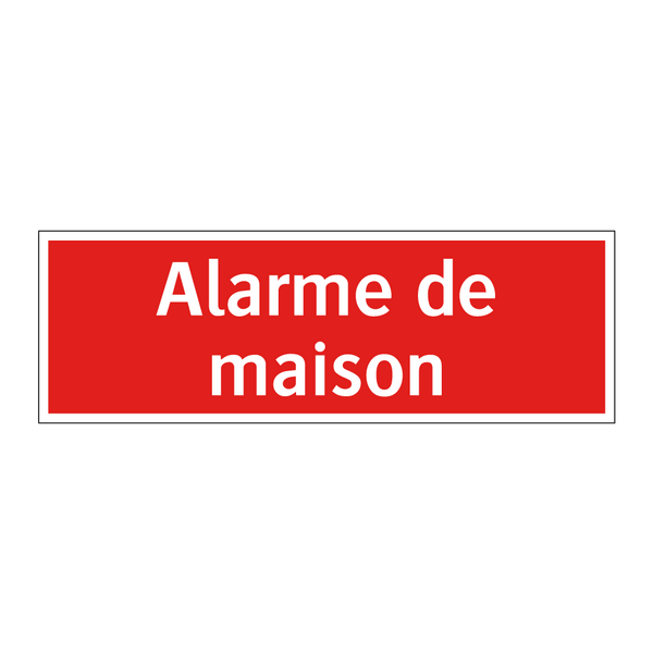 Alarme de maison