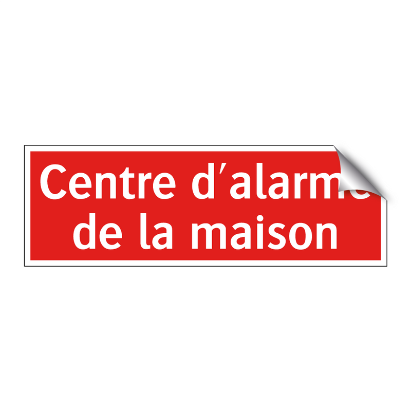 Centre d'alarme de la maison