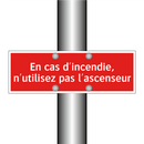 En cas d'incendie, n'utilisez pas l'ascenseur