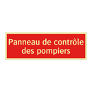 Panneau de contrôle des pompiers