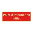 Point d'information initial