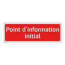 Point d'information initial