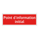 Point d'information initial