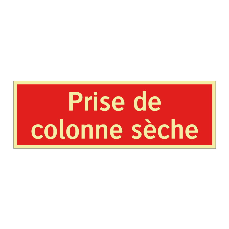 Prise de colonne sèche