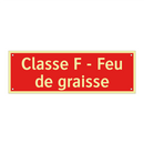 Classe F - Feu de graisse
