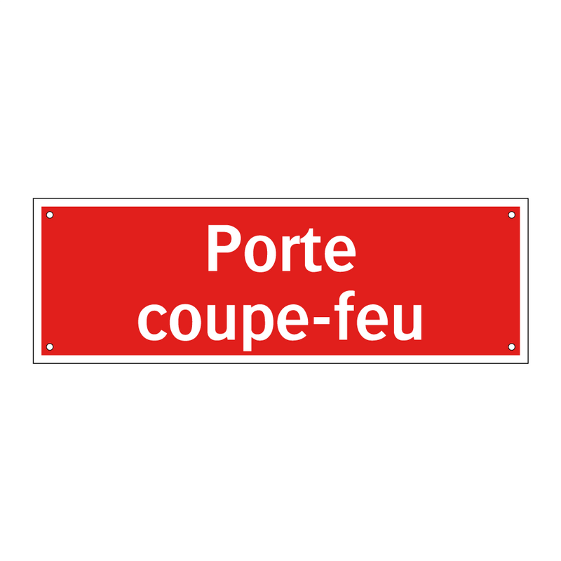 Porte coupe-feu