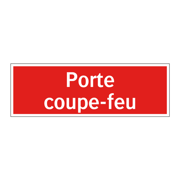 Porte coupe-feu