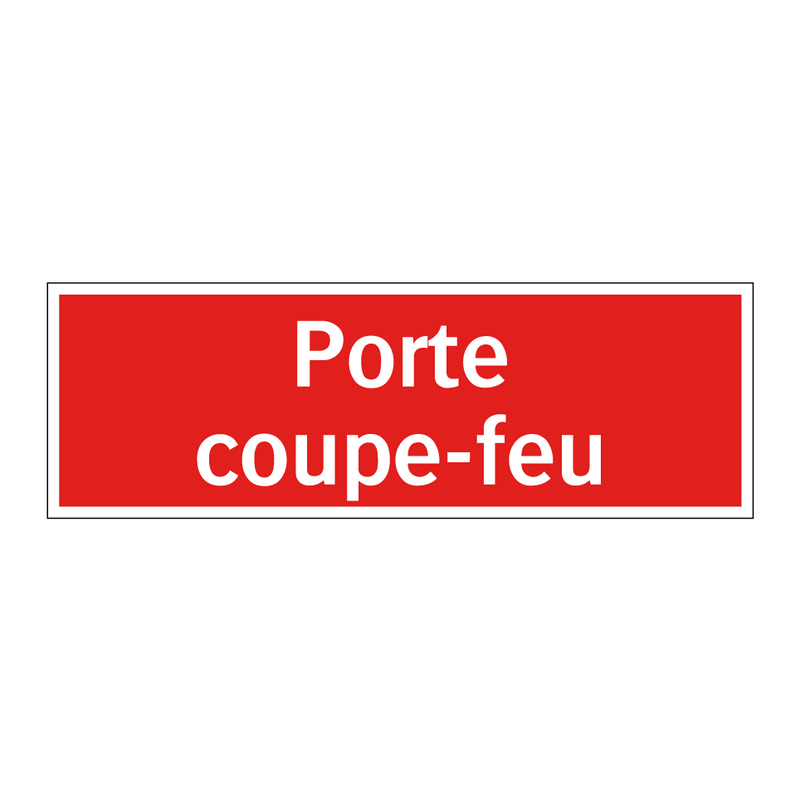 Porte coupe-feu