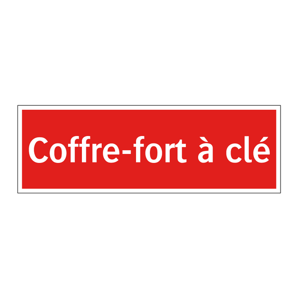 Coffre-fort à clé