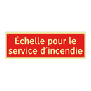 Échelle pour le service d'incendie