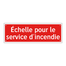 Échelle pour le service d'incendie