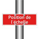 Position de l'échelle