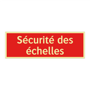 Sécurité des échelles