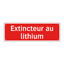 Extincteur au lithium