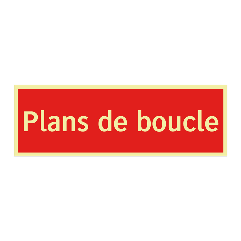 Plans de boucle