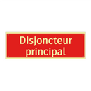 Disjoncteur principal