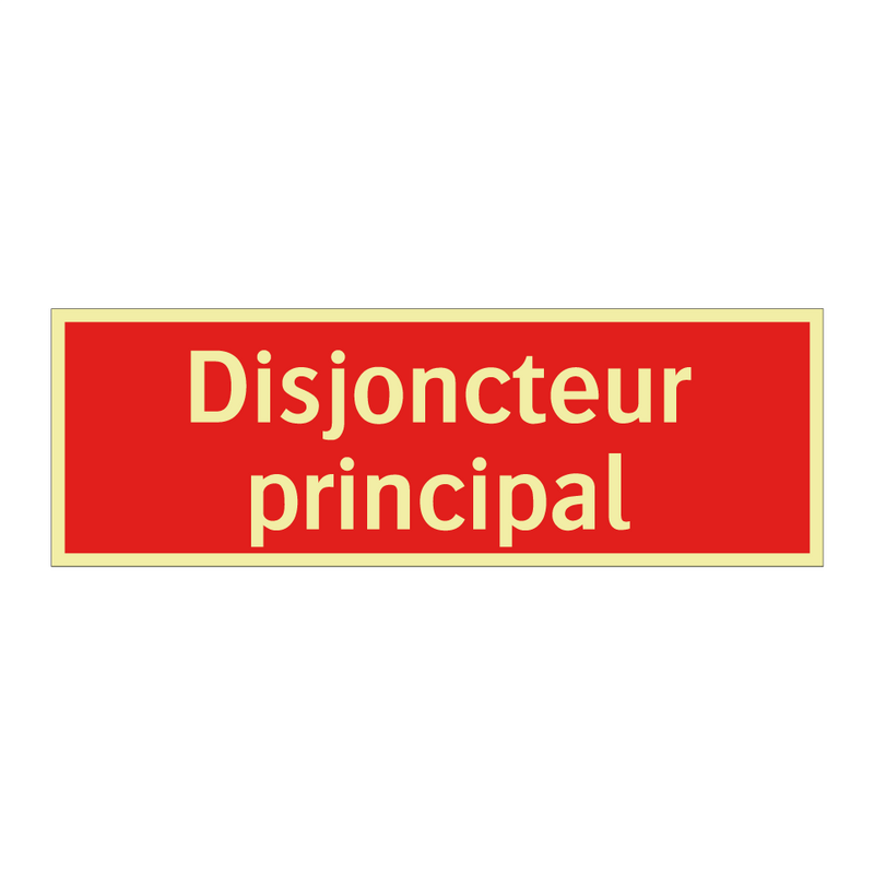 Disjoncteur principal