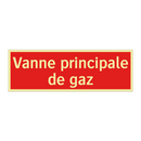 Vanne principale de gaz