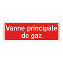 Vanne principale de gaz