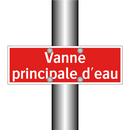 Vanne principale d'eau